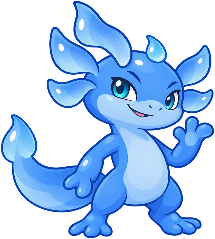 AQUOLOTL, the water axolotl